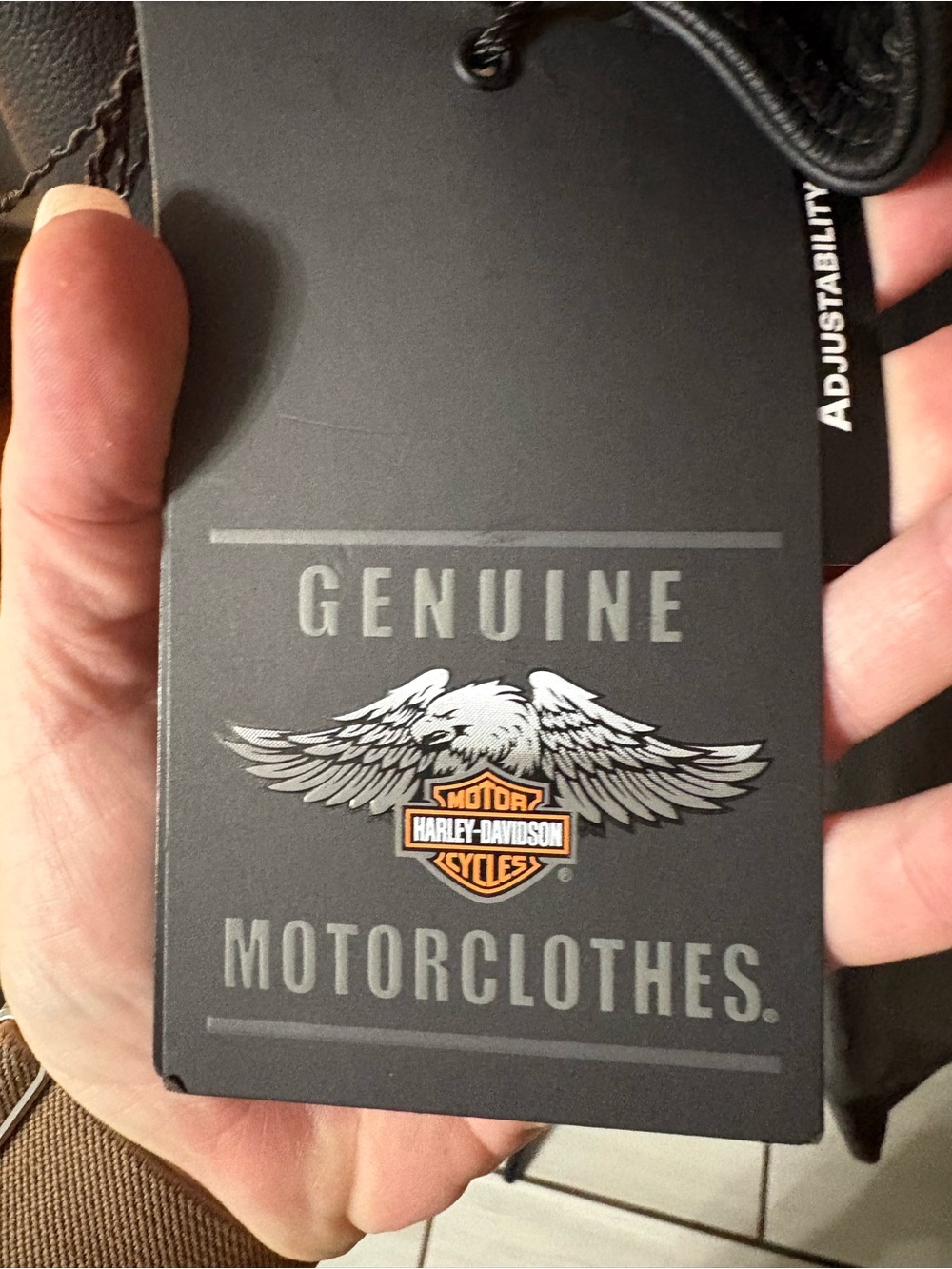 NWT Harley-Davidson Black Leather Chaps Large - Picture 2 of 12